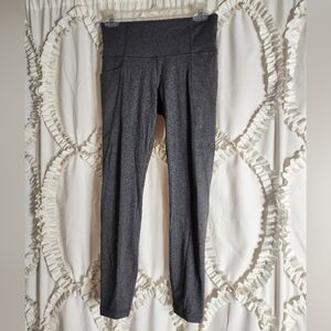Athleta Salutation Stash Pocket Leggings Gray Sz Small